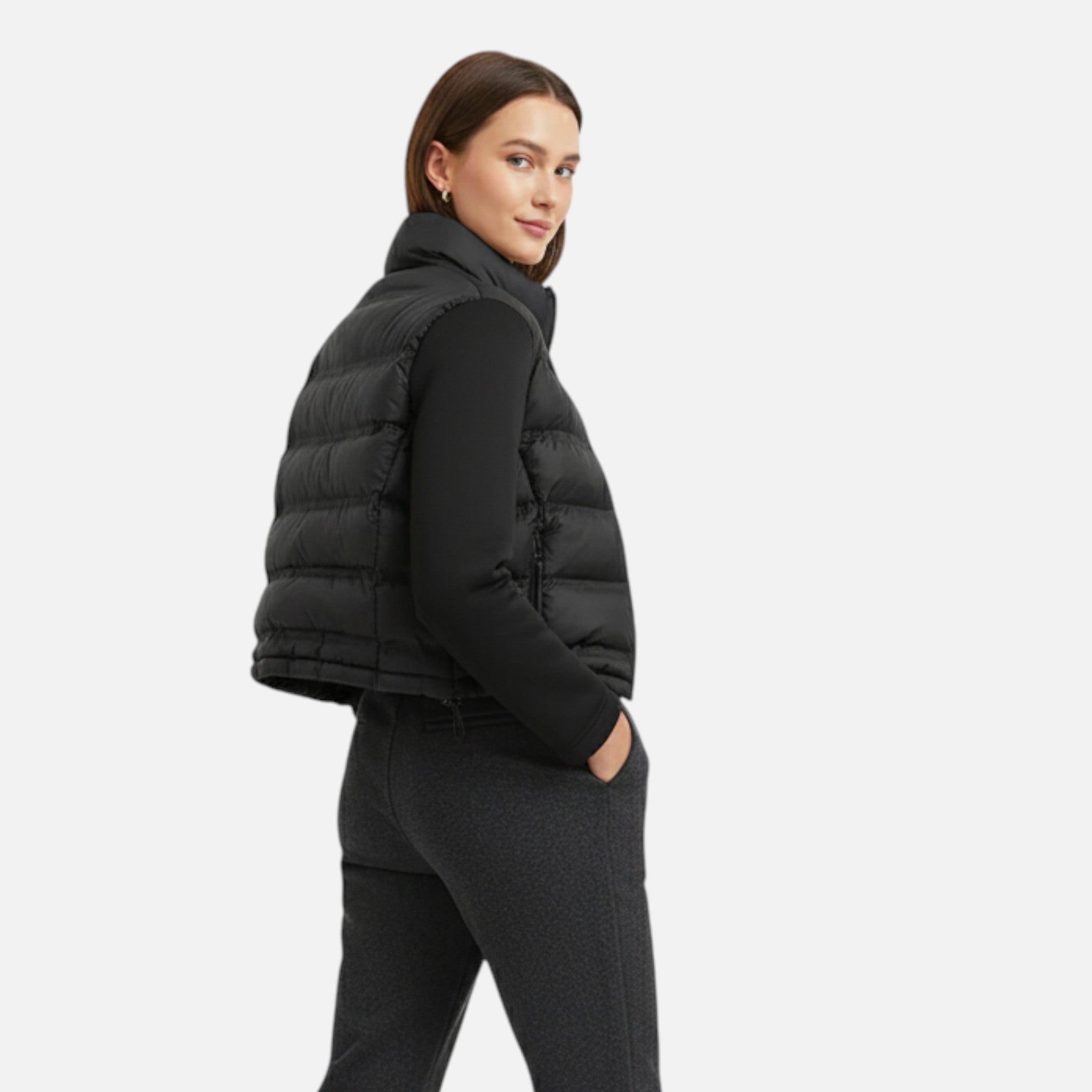 Aureli Paris | Veste Courte Femme Coton Élégance Hivernale