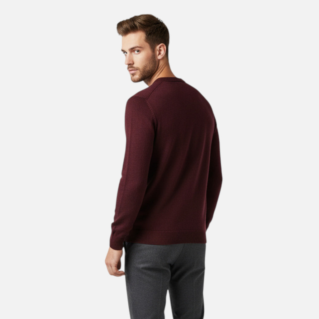 Aureli Paris | Pull Homme Col Rond Maille Premium