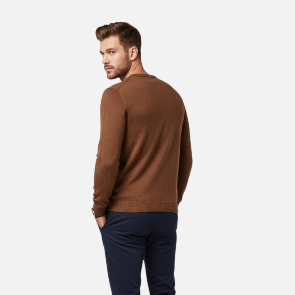 Aureli Paris | Pull Homme Col Rond Laine Épaisse
