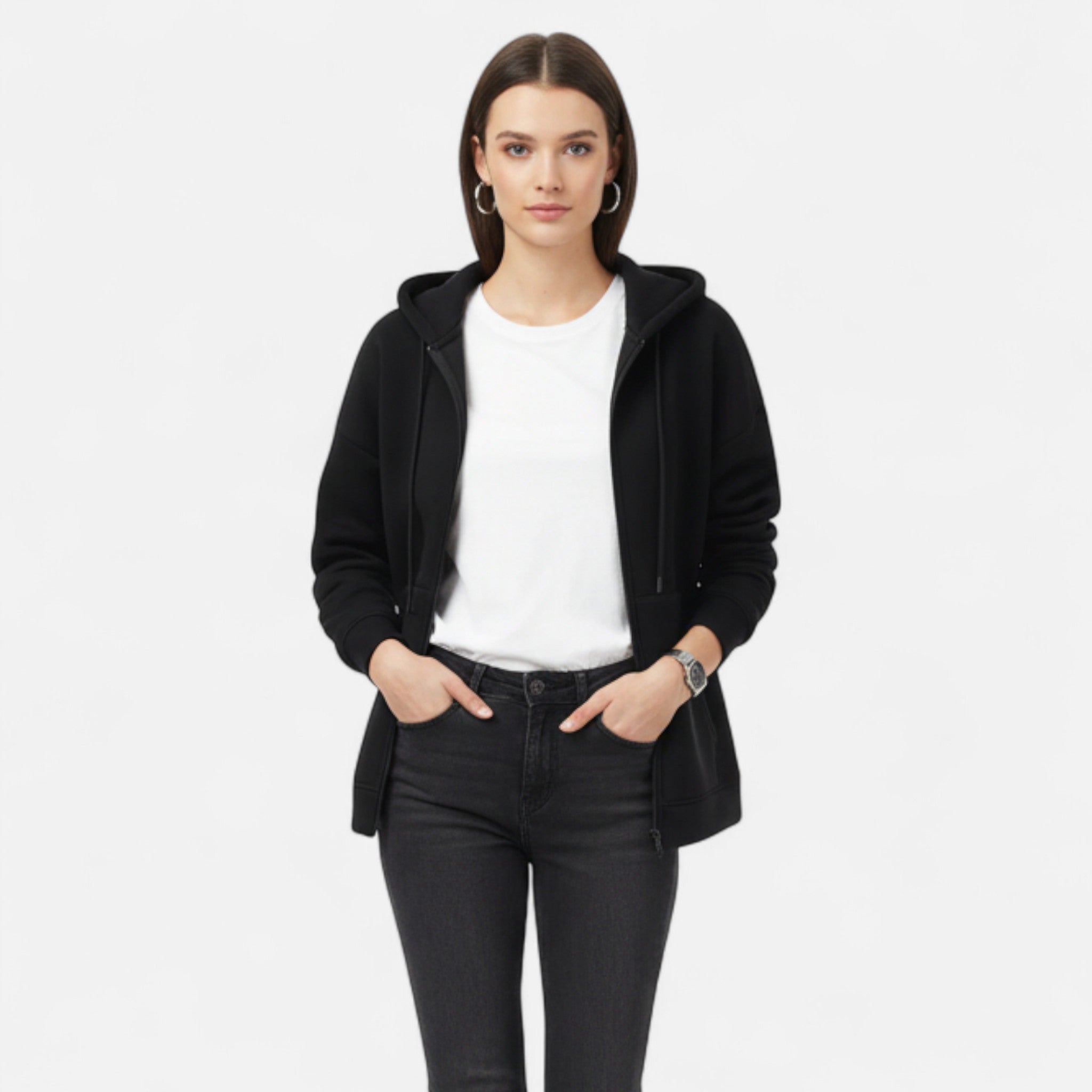 Aureli Paris | Veste Femme Automne Capuche Style Élégant