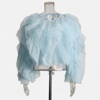 Aureli Paris | Blouse à Volants – Fluidité Romantique et Modernité Assumée