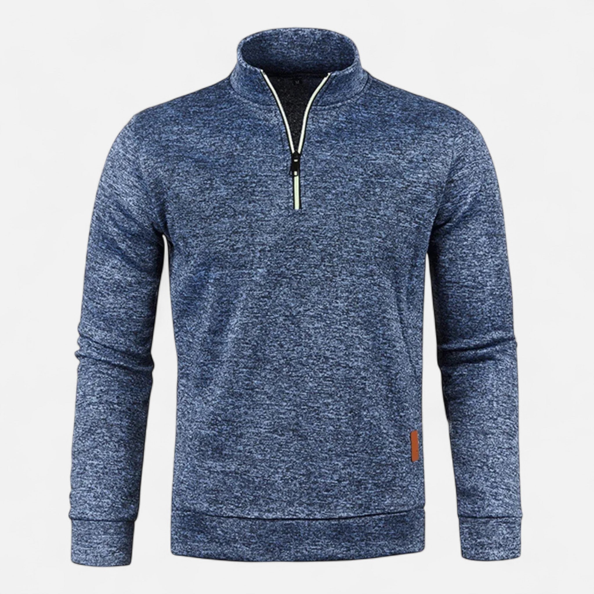 Aureli Paris | Pull Homme Demi-Zip Laine Épaisse