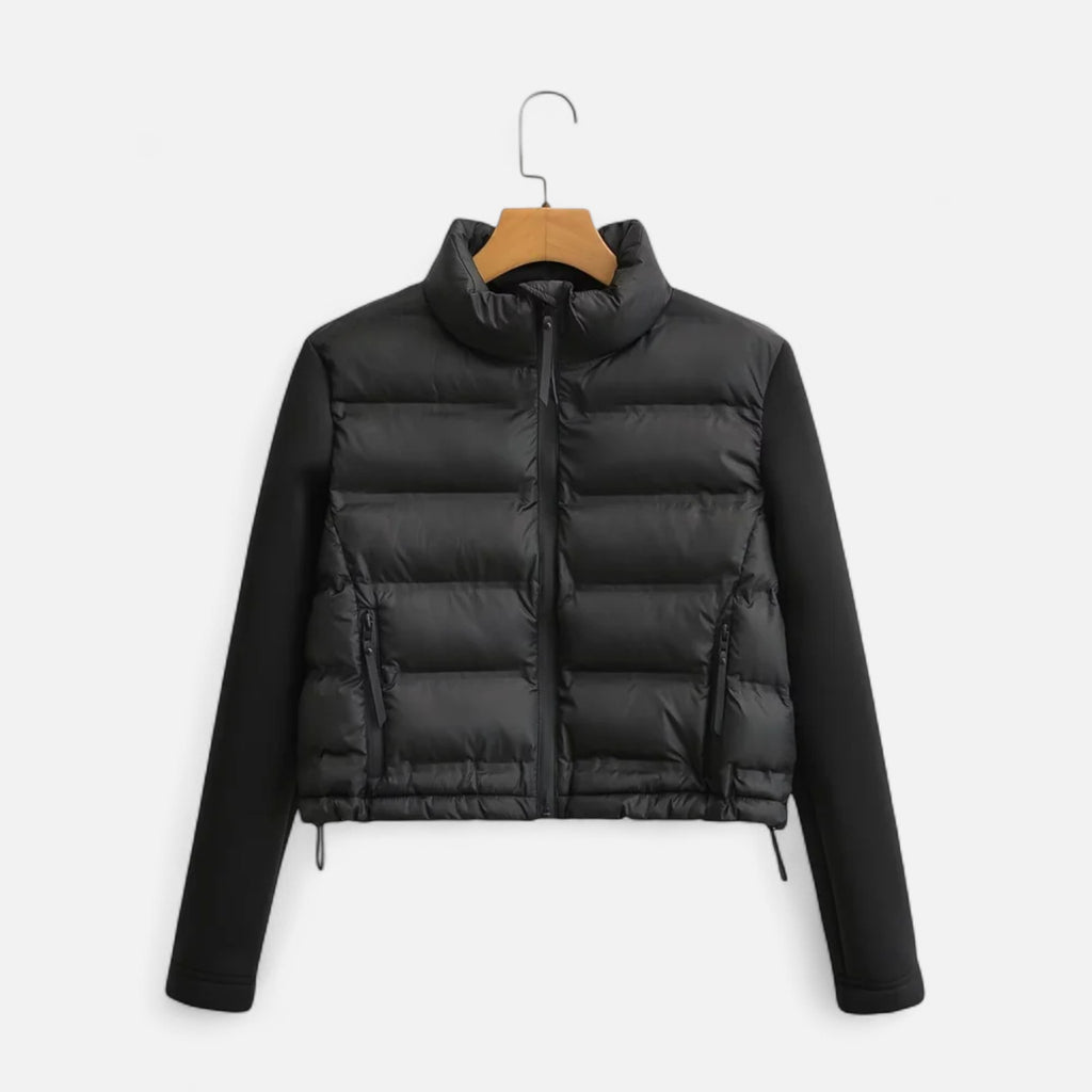 Aureli Paris | Veste Courte Femme Coton Élégance Hivernale