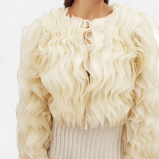 Aureli Paris | Blouse à Volants – Fluidité Romantique et Modernité Assumée